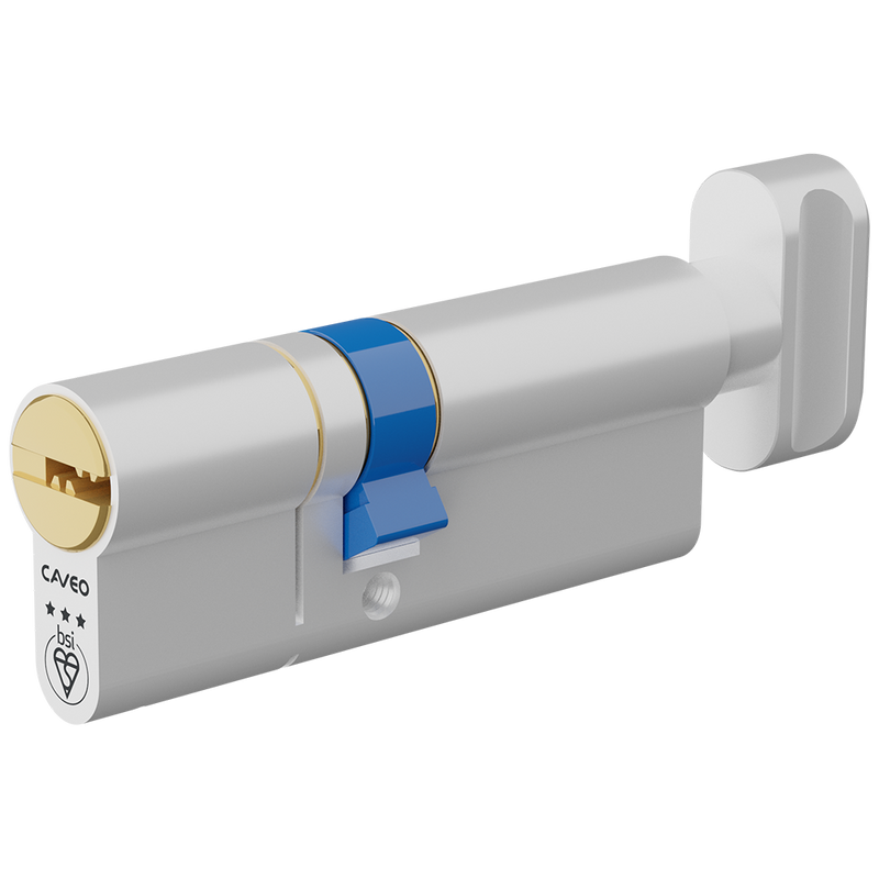 CAVEO TS007 3* Key & Turn Euro Dimple Cylinder