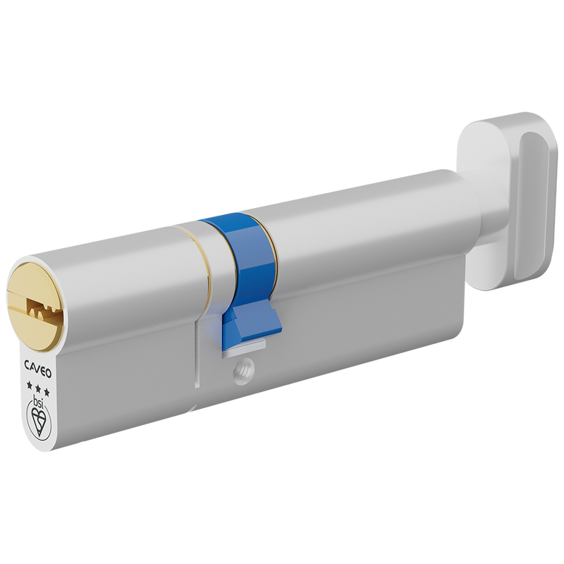 CAVEO TS007 3* Key & Turn Euro Dimple Cylinder