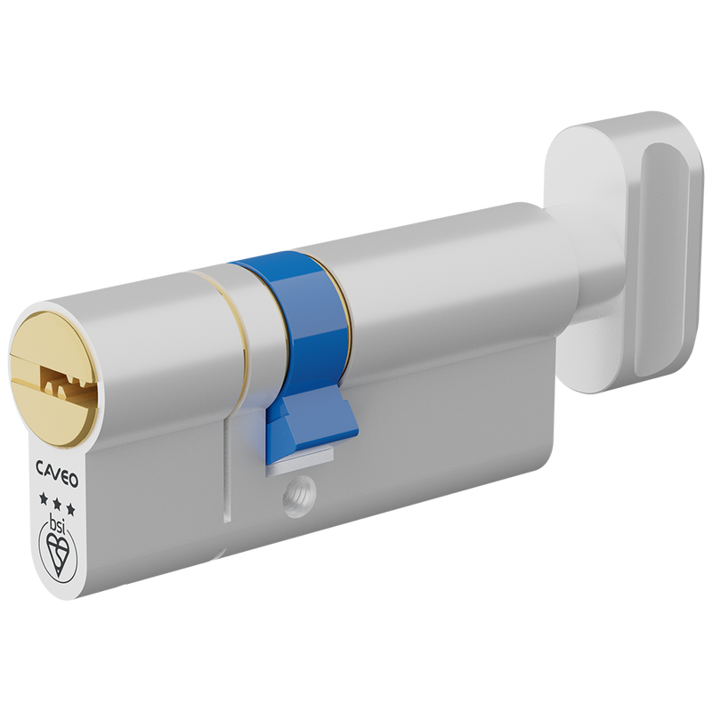 CAVEO TS007 3* Key & Turn Euro Dimple Cylinder