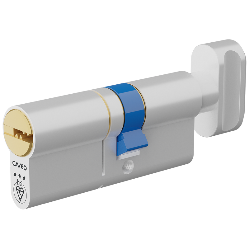 CAVEO TS007 3* Key & Turn Euro Dimple Cylinder