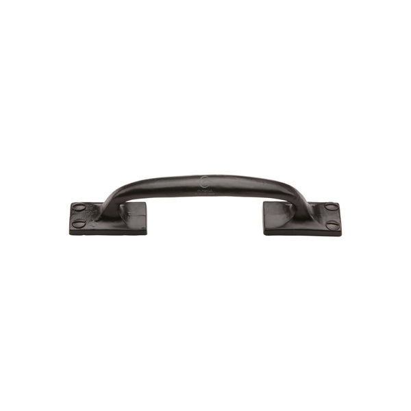 Matt Black Iron Offset Cabinet Pull Handle