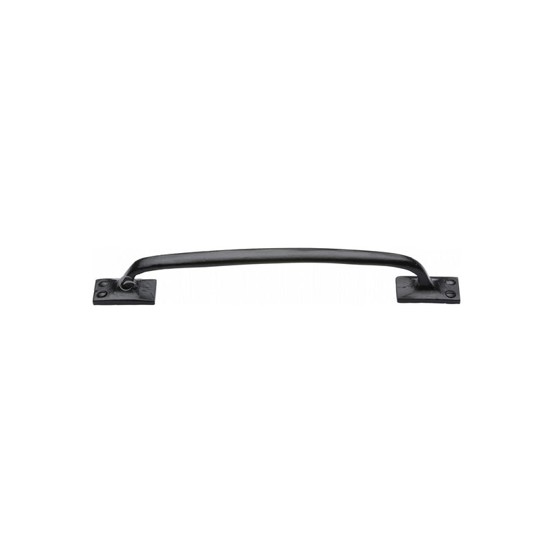 Matt Black Iron Offset Cabinet Pull Handle