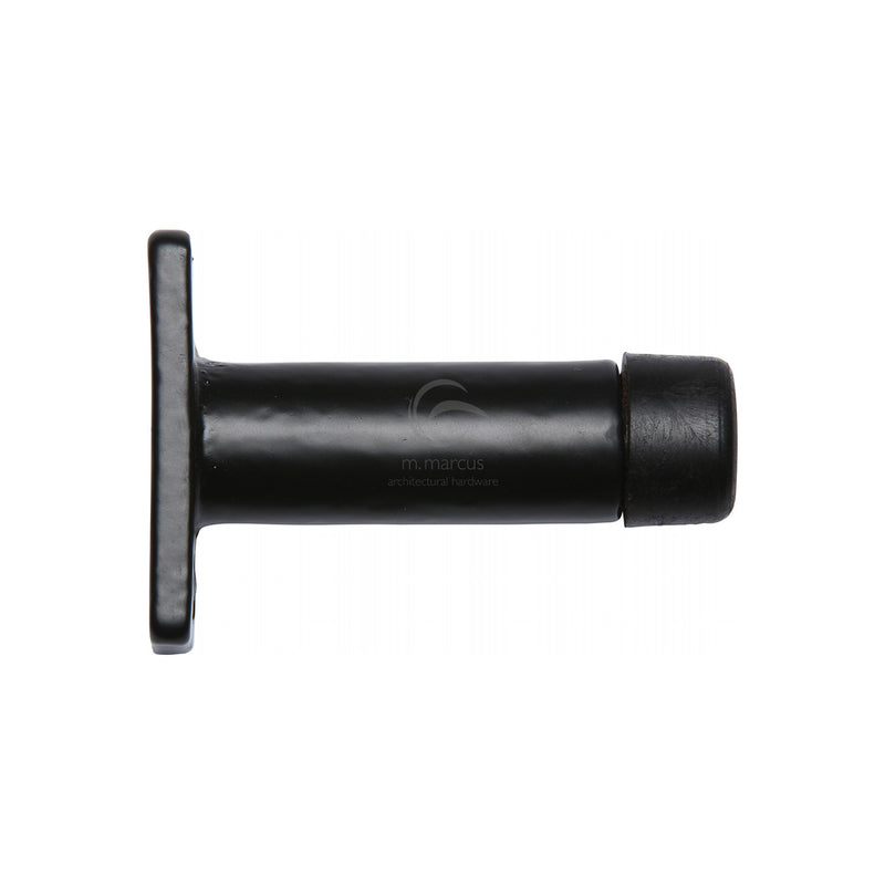 Black Iron Wall Projection Door Stop