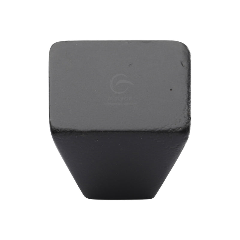 Matt Black Iron Square Cone Cabinet Knob