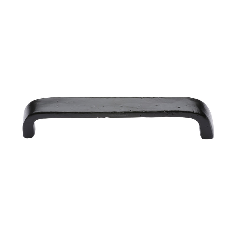 Matt Black Iron Curved D Shaped Cabinet Pull Handle