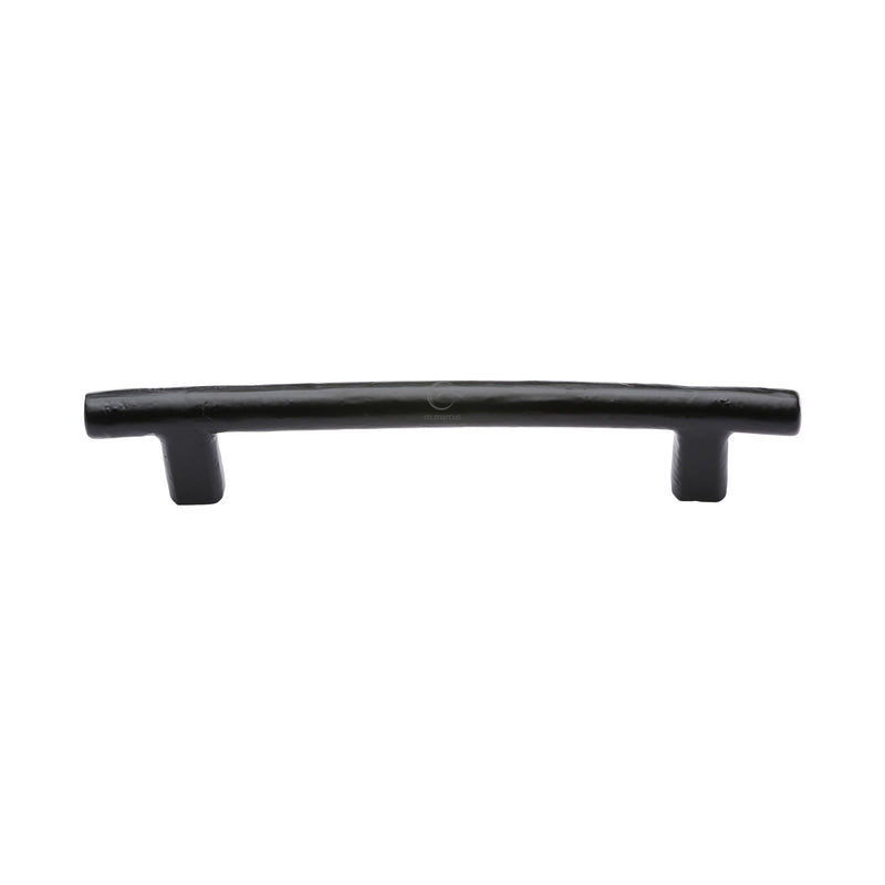 Matt Black Iron Round Bar Cabinet Pull Handle