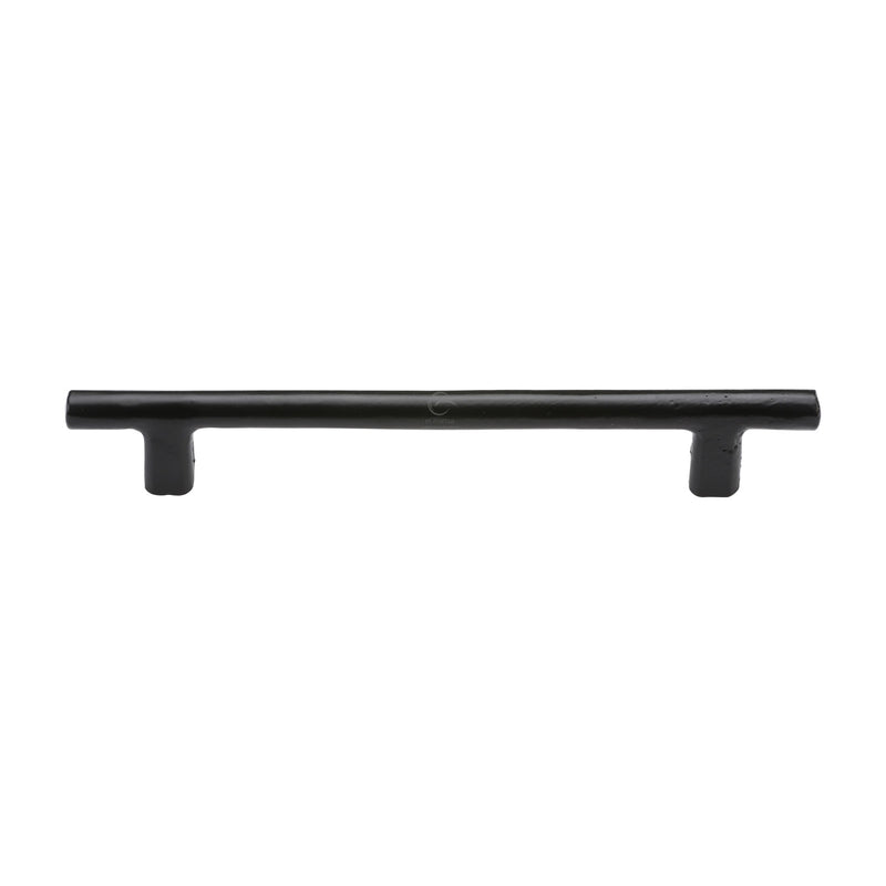 Matt Black Iron Round Bar Cabinet Pull Handle