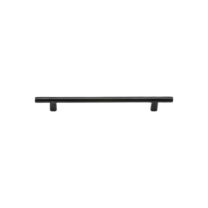 Matt Black Iron Round Bar Cabinet Pull Handle