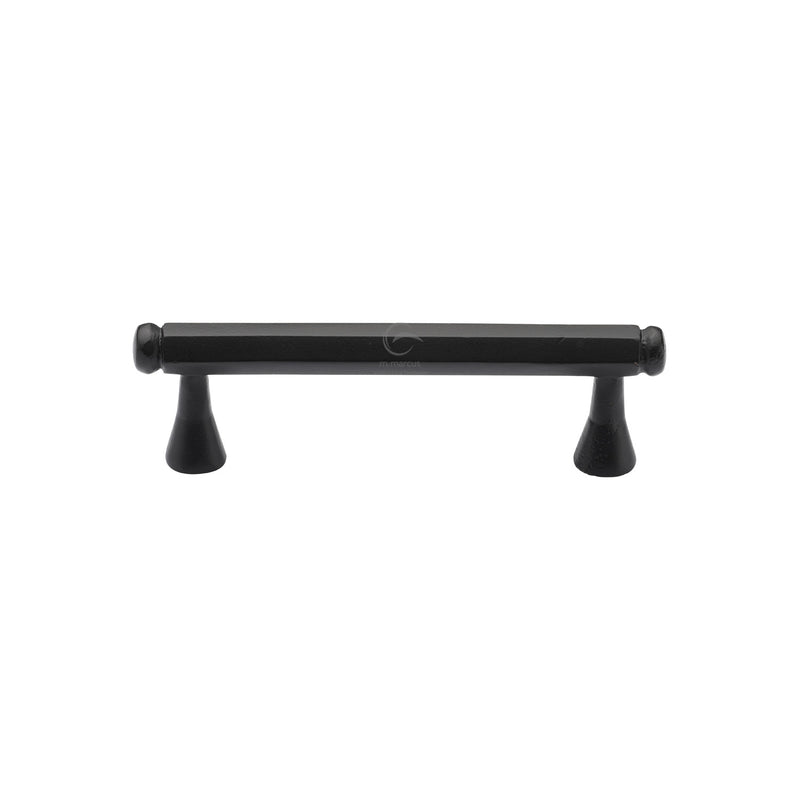 Matt Black Iron Hexagon Cabinet Pull Handle