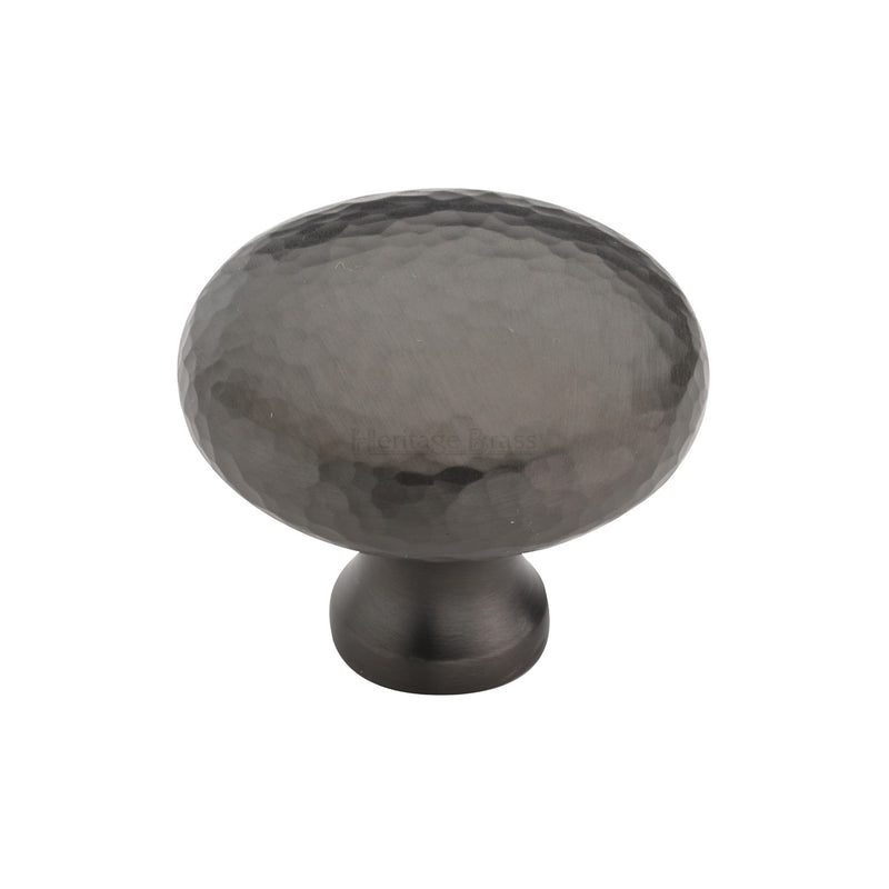 Victorian Round Cabinet Knob Hammered Design