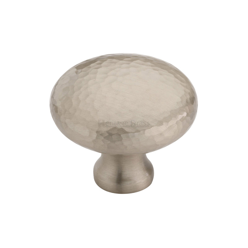 Victorian Round Cabinet Knob Hammered Design