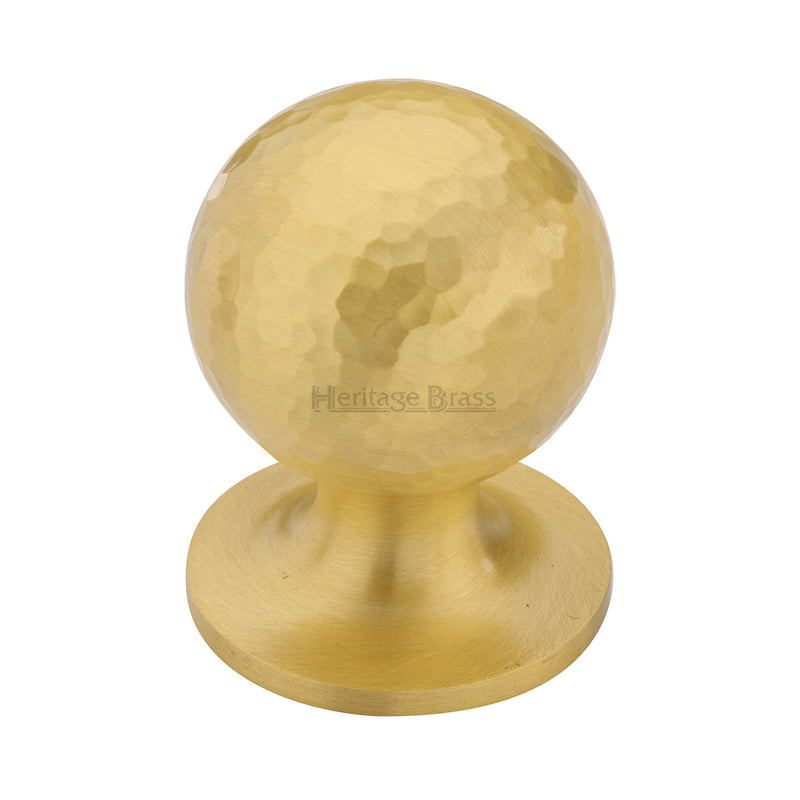 Ball Cabinet Knob Hammered Design