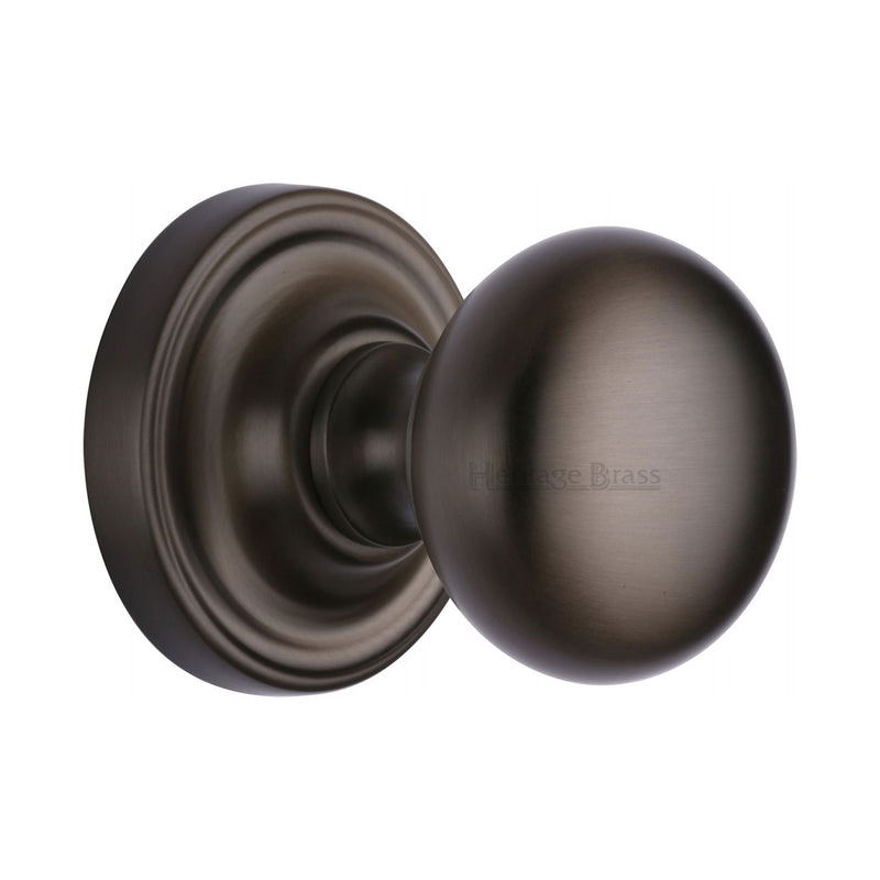 Heritage Brass Hampstead Door Knob on Rose