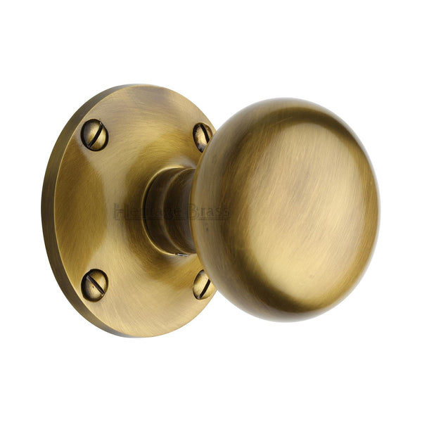 Kensington Door Knob on Rose