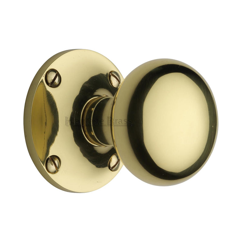 Kensington Door Knob on Rose