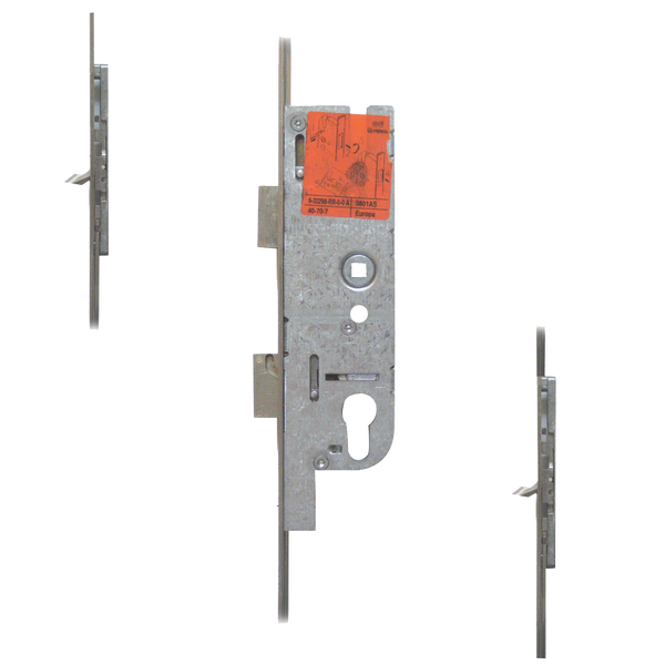 FERCO Tripact Lever Operated Latch & Deadbolt 20mm Faceplate - 2 Small Hook