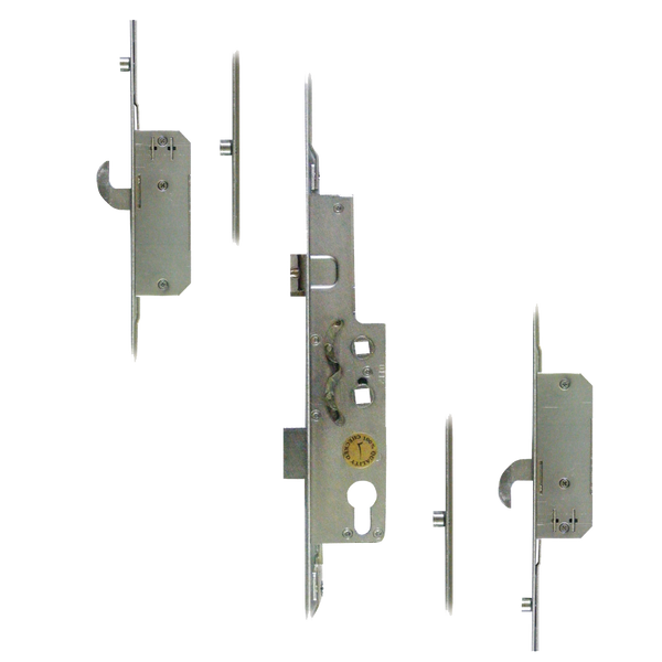 AVOCET Lever Operated Latch & Deadbolt Twin Spindle - 2 Hook 4 Roller