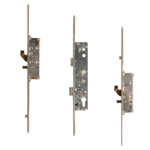 LOCKMASTER Lever Operated Latch & Deadbolt - 2 Hook 2 Anti-Lift 2 Roller