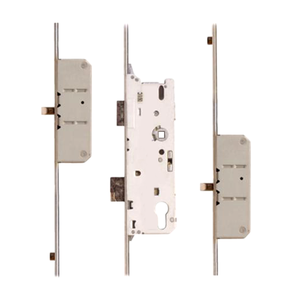 FUHR Lever Operated Latch & Deadbolt - 2 Round Bolt 2 Roller