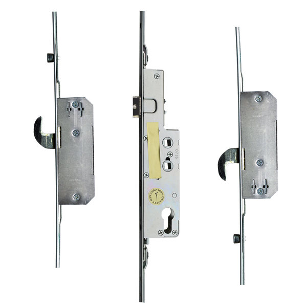 AVOCET Lever Operated Latch & Deadbolt Twin Spindle - 2 Hook 2 Roller