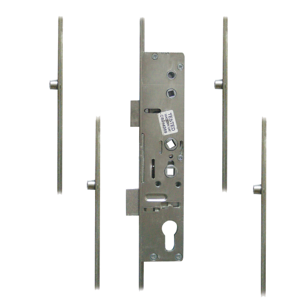 MILA Master Lever Operated Latch & Deadbolt Twin Spindle - 4 Roller