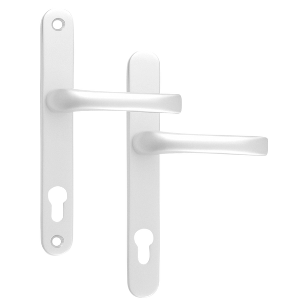 MILA Prolinea 92 Lever/Lever UPVC Furniture - 240mm Backplate