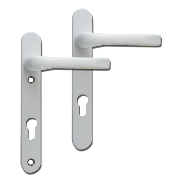 MILA Prolinea 92 Lever/Lever UPVC Furniture - 220mm Backplate