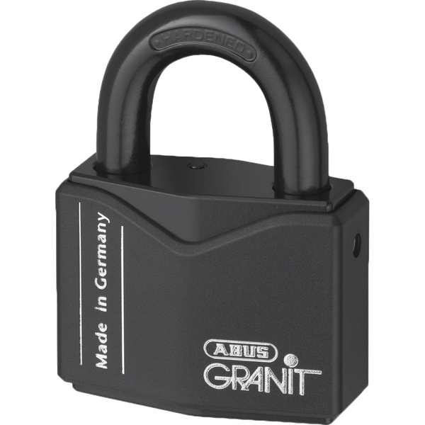 ABUS 37 Series Granit `Plus` Mechanism Solid Steel Rekeyable Open Shackle Padlock