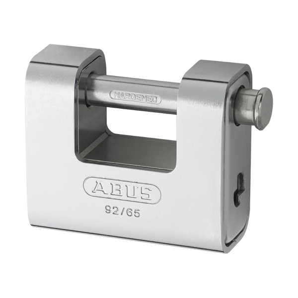 ABUS 92 Series Steel Clad Brass Sliding Shackle Shutter Padlock