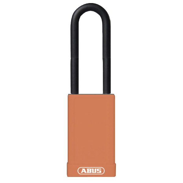 ABUS 74HB Series Long Shackle Lock Out Tag Out Coloured Aluminium Padlock