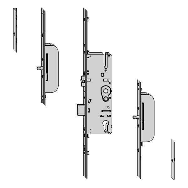 MACO Protect Lever Operated Latch & Deadbolt Multipoint Lock With Finger Bolt