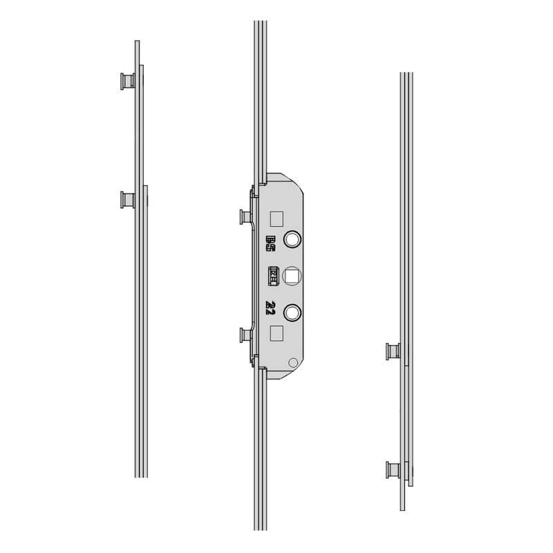 MACO GR RAIL Twin Espag Rod 20mm