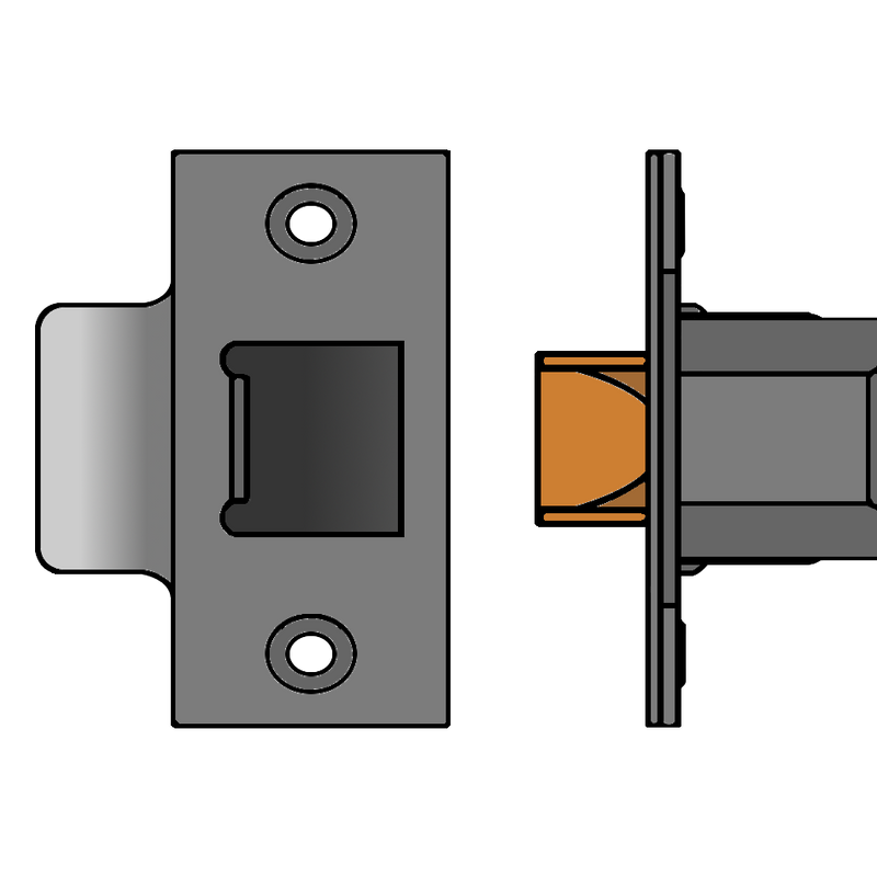 UNION HD26 Dual Finish Heavy Duty Tubular Latch