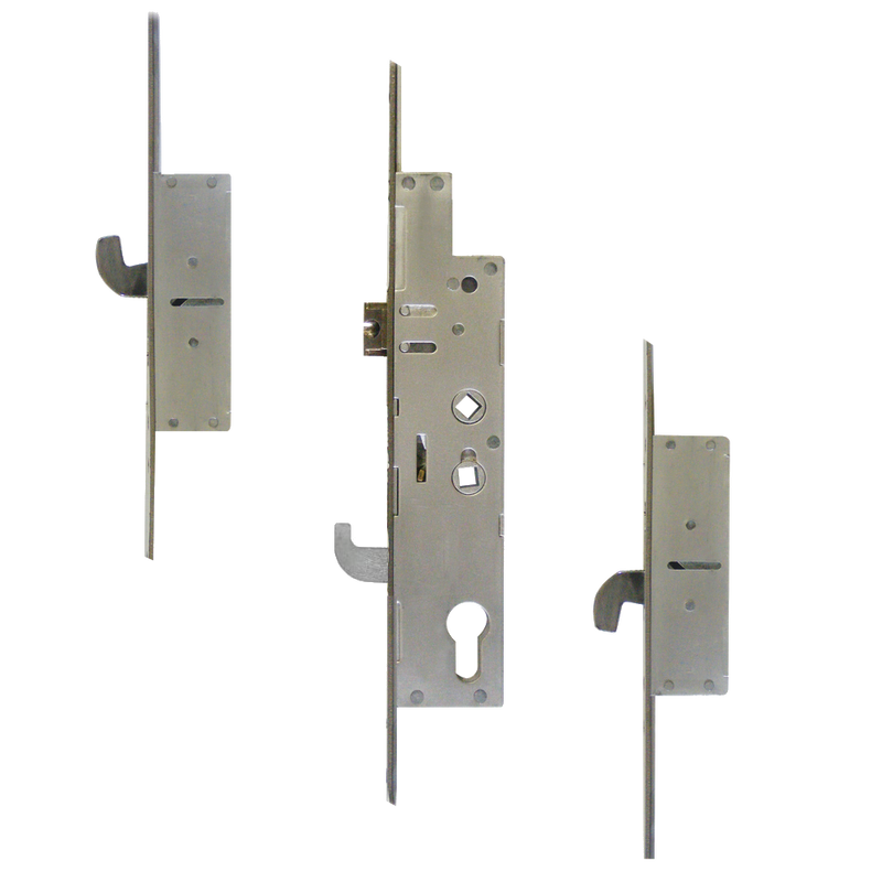 FULLEX XL Crimebeater 44mm Lever Operated Latch & Deadbolt Twin Spindle - 2 Hook