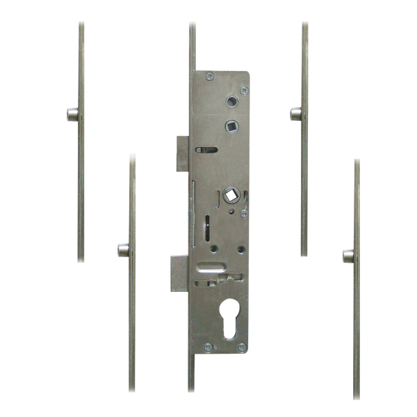 LOCKMASTER Lever Operated Latch & Deadbolt Twin Spindle - 4 Roller