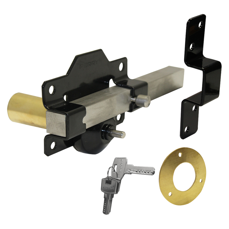 A PERRY Single Locking Long Throw Gate Lock