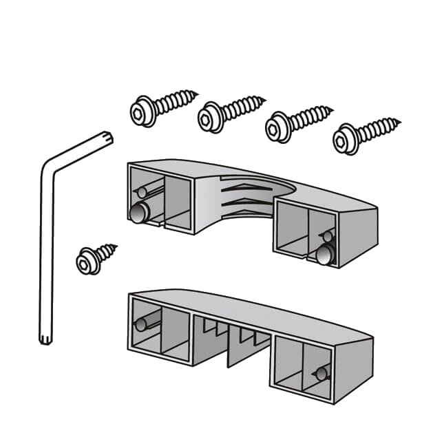 DAD Decayeux P100 Series Pole Mounting Fixing Kit