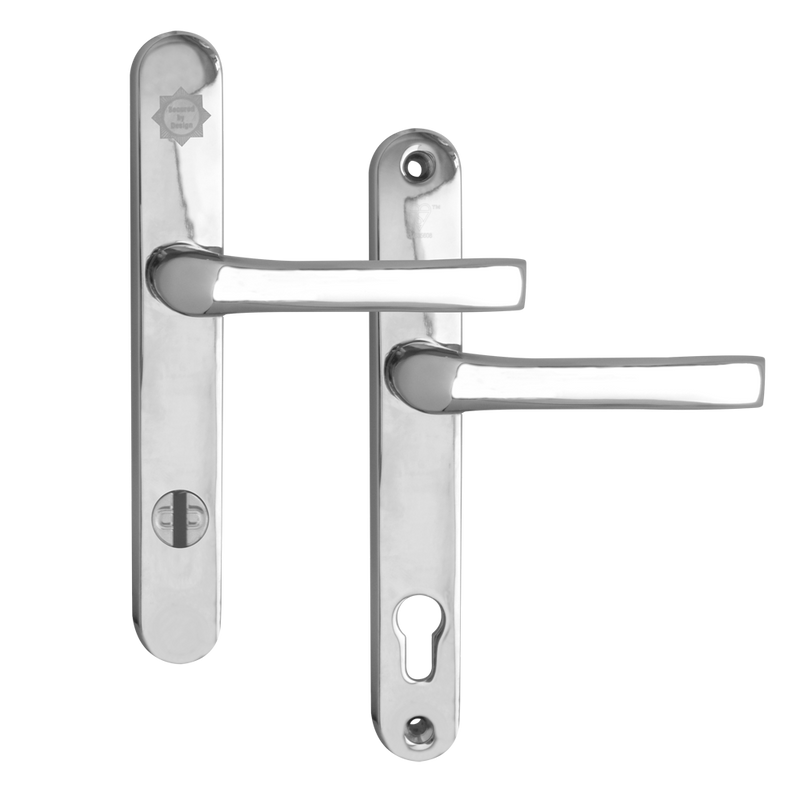 MILA Kite Secure PAS24 2 Star 240mm Lever/Lever Door Furniture 92/62 Centres