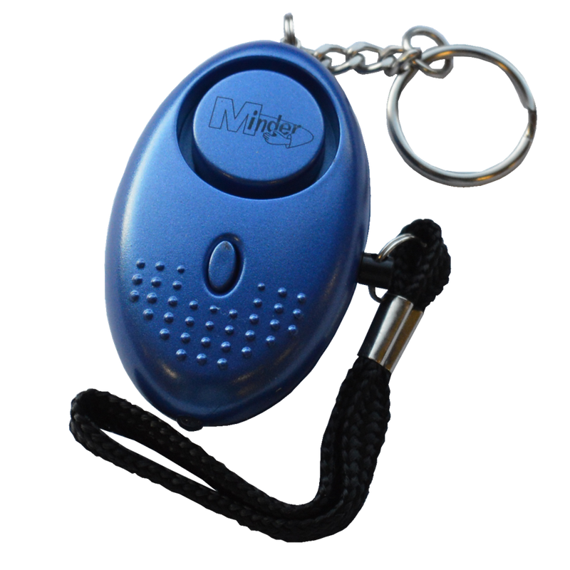 MINDER Mini Keyring Torch Personal Alarm