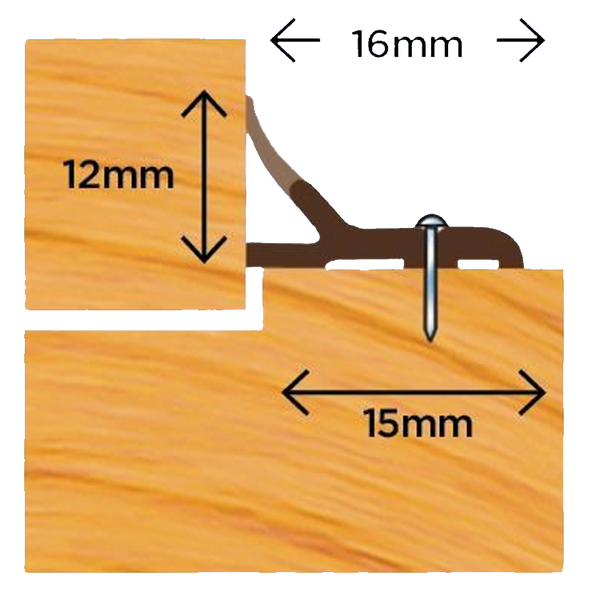 EXITEX Windor Pin Fixed Dualhard Door Seal