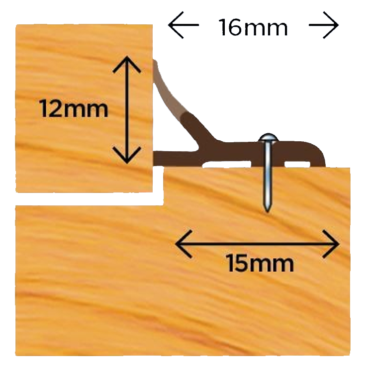 EXITEX Windor Pin Fixed Dualhard Door Seal