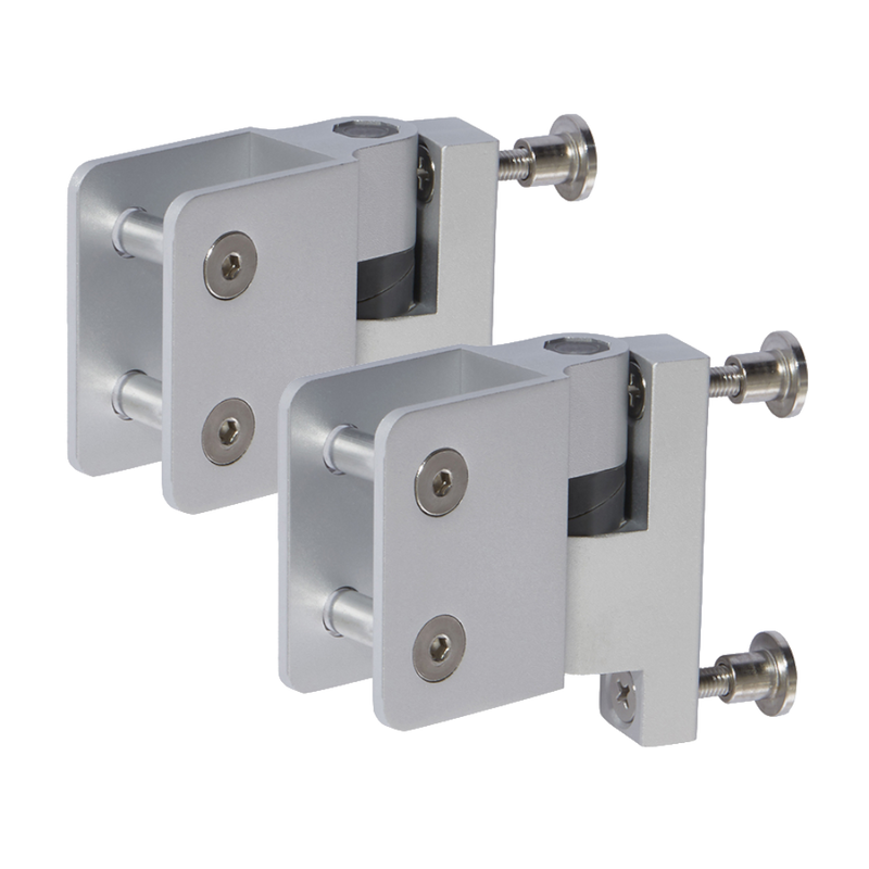 ASEC Cubicle U Bracket Gravity Hinges (1 Pair) To Suit 20mm Board