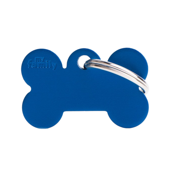 SILCA My Family Bone Shape ID Tag With Split Ring