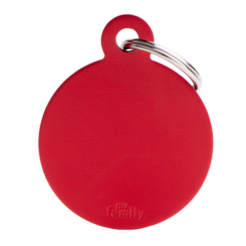 SILCA My Family Round Disc ID Tag With Split Ring