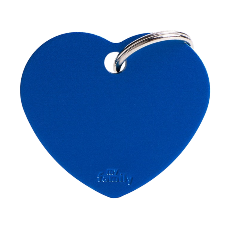 SILCA My Family Heart Shape ID Tag With Split Ring