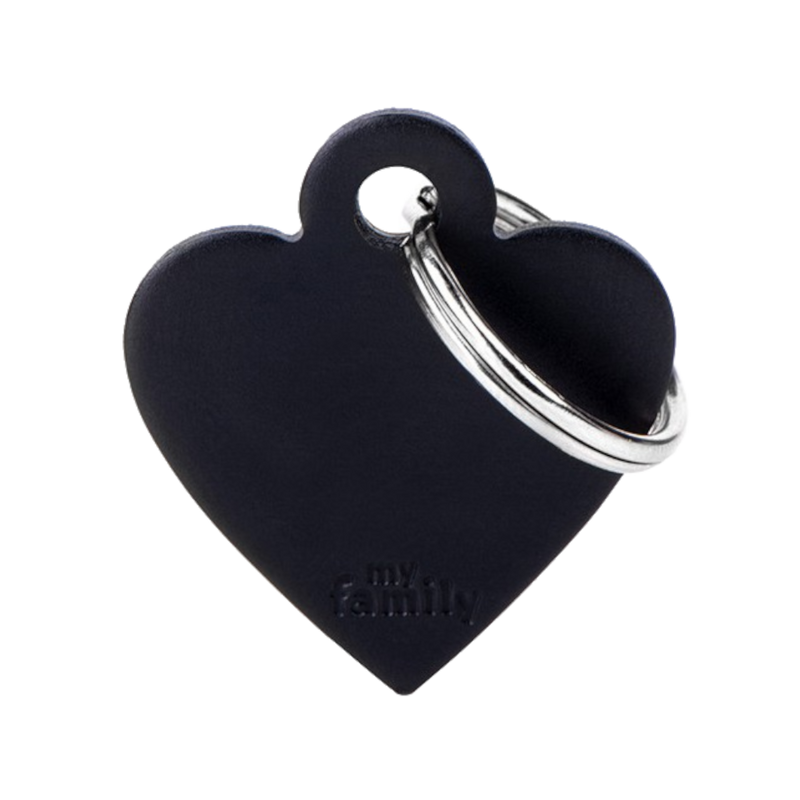 SILCA My Family Heart Shape ID Tag With Split Ring