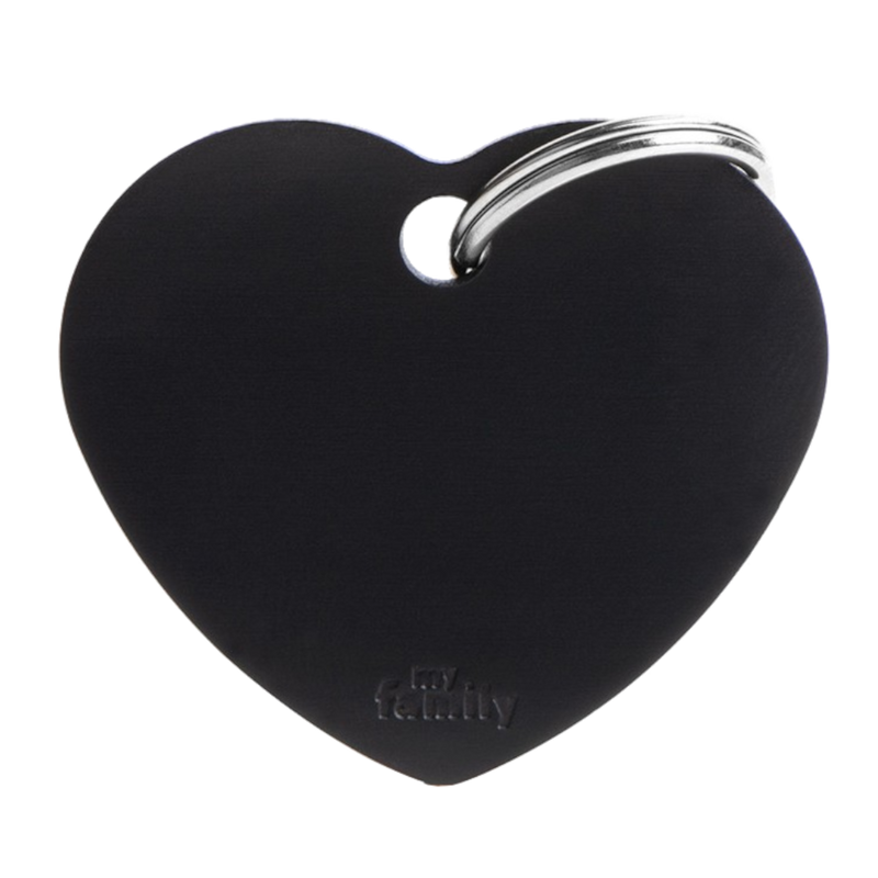 SILCA My Family Heart Shape ID Tag With Split Ring