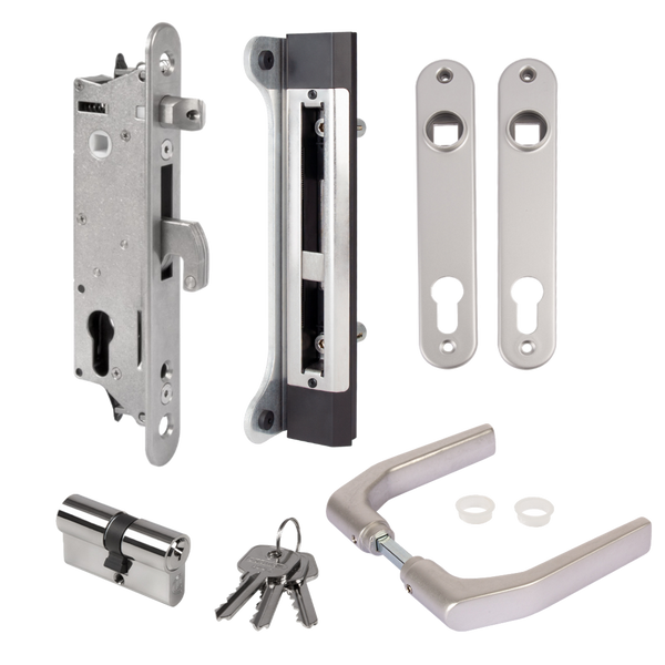 LOCINOX Gatelock Fortylock Insert Set with Keep For 40mm Box Section SAA