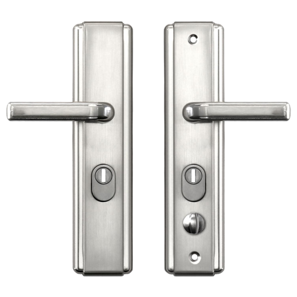 HOOPLY 5586 Square Backplate Lever Handles 68mm Centres