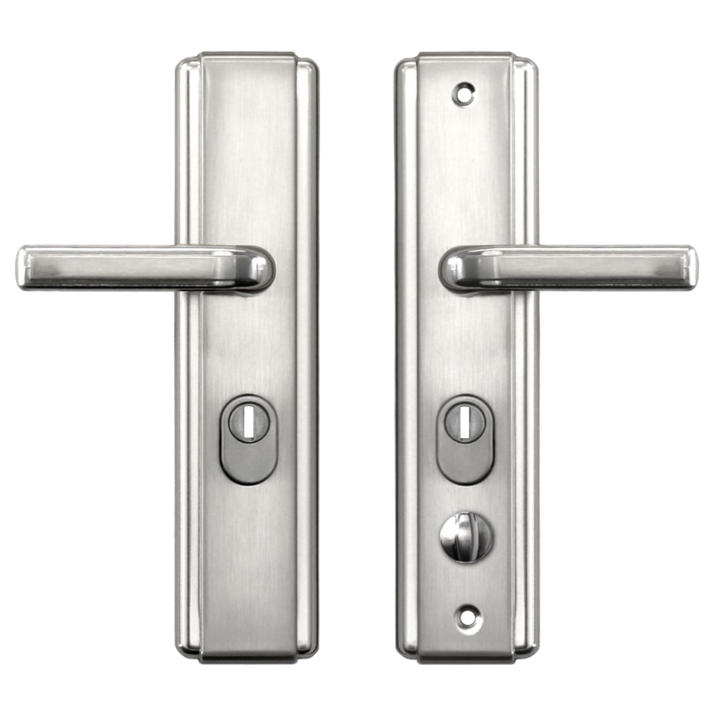 HOOPLY 5586 Square Backplate Lever Handles 68mm Centres